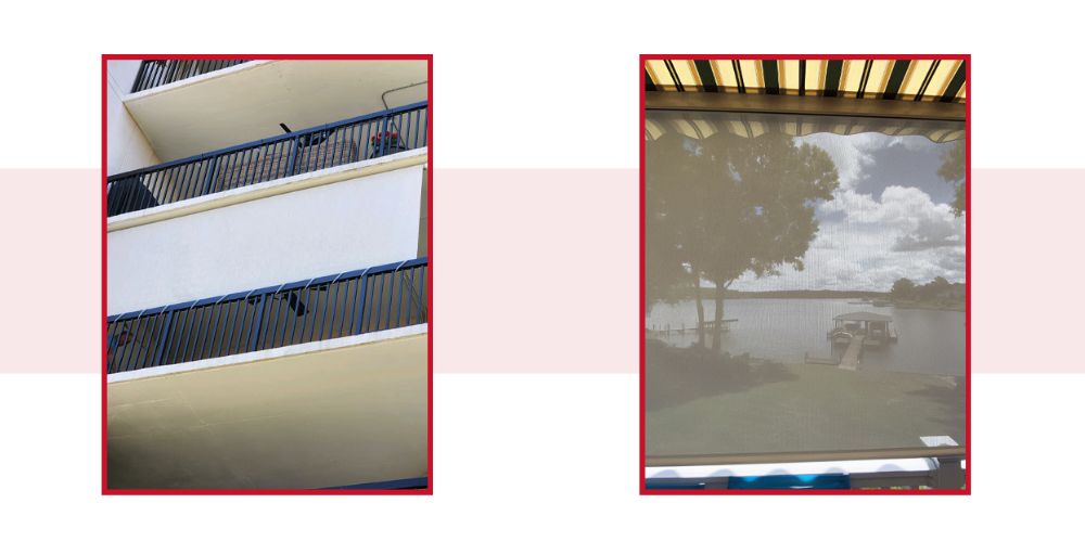 Exterior Roller Shades Sun Shades and Graphics Window Tinting